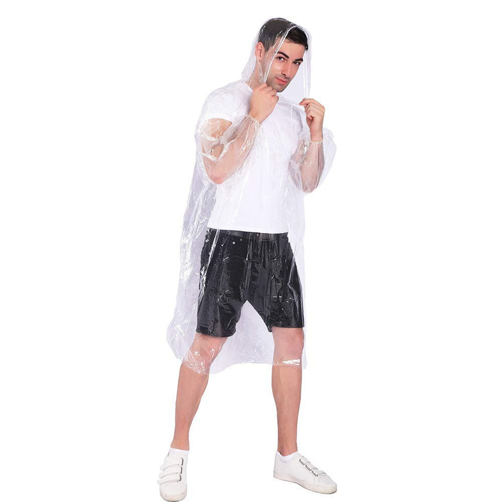 Reusable Wallet Rain Card | Rain Coat for Adults (Pack of 5) Multicolour